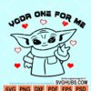 Yoda One for Me svg