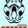 Anime hippopotamus head svg