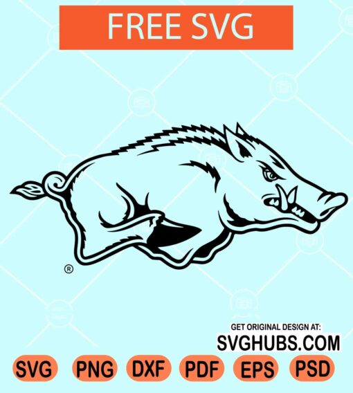 Arkansas Razorbacks SVG free