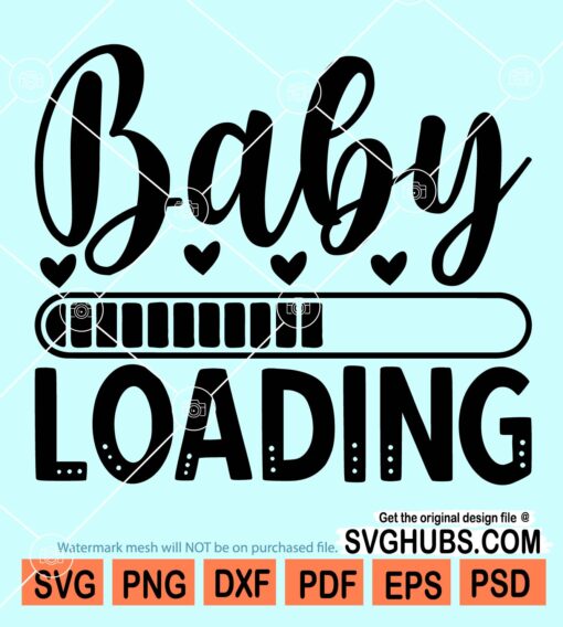 Baby loading svg