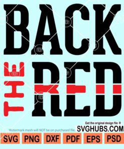 Back the red svg