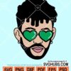 Bad bunny love svg
