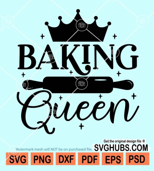 Baking queen svg