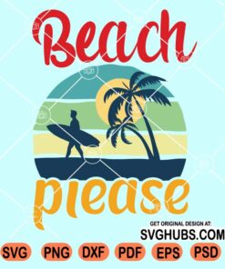 Beach please SVG