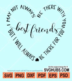Best friends svg file