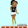 Betty Boop Adidas svg