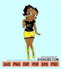 Betty boop Nike SVG