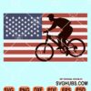 Biker American flag svg