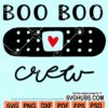 Boo boo crew svg