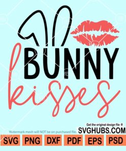 Bunny kisses svg