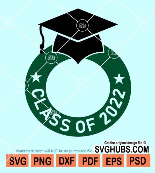 Class of 2022 cold cup ring svg