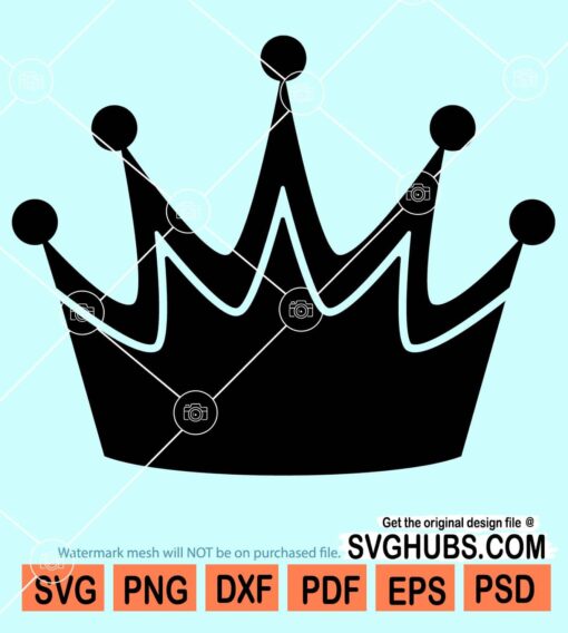 Crown silhouette svg