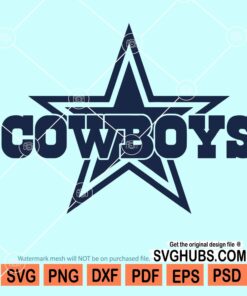 Dallas Cowboys Star SVG