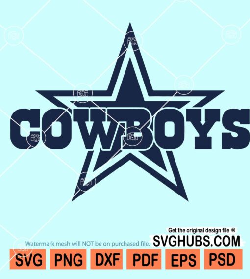 Dallas Cowboys Star SVG