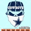 Dallas Cowboys bandana mask SVG