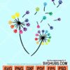 Dandelion Paws Svg