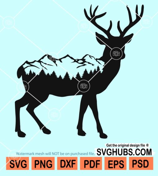 Deer Mountain SVG