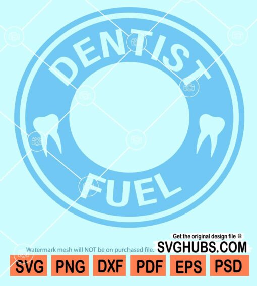 Dentist fuel cold cup ring svg