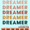 Dreamer retro svg
