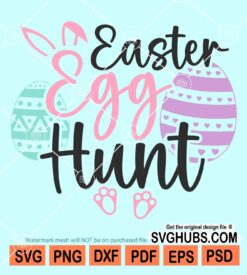 Easter egg hunt svg