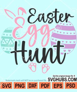 Easter egg hunt svg