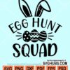 Egg hunt squad svg