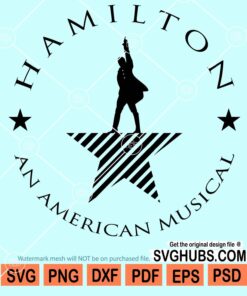 Hamilton an American musical svg
