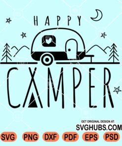 Happy camper svg file