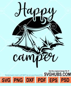Happy camper svg file