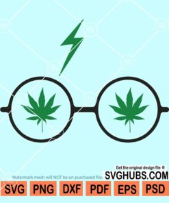 Harry potter sunglasses weed svg
