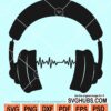 Headphones clipart svg