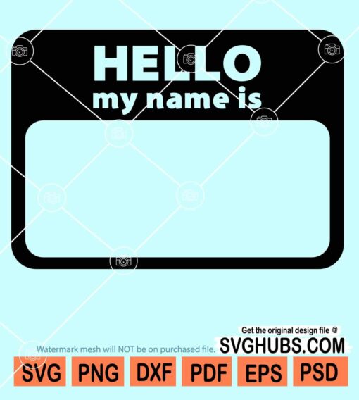 Hello my name is svg