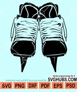 Ice skate shoes svg