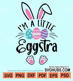 I'm a little eggstra svg
