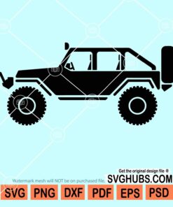 Jeep car clipart svg