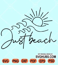 Just beach svg