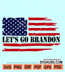 Let’s go Brandon flag svg