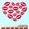 Lips heart svg