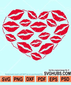 Lips heart svg