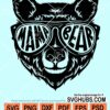 Mama bear sunglasses svg