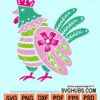 Mandala Chicken Svg