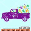 Mardi gras truck svg