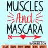 Muscles and mascara SVG