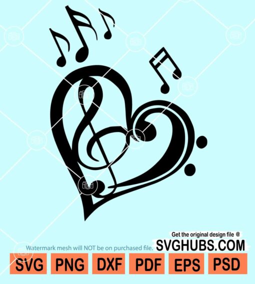 Music love svg