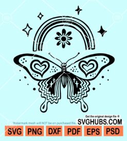 Mystic butterfly svg