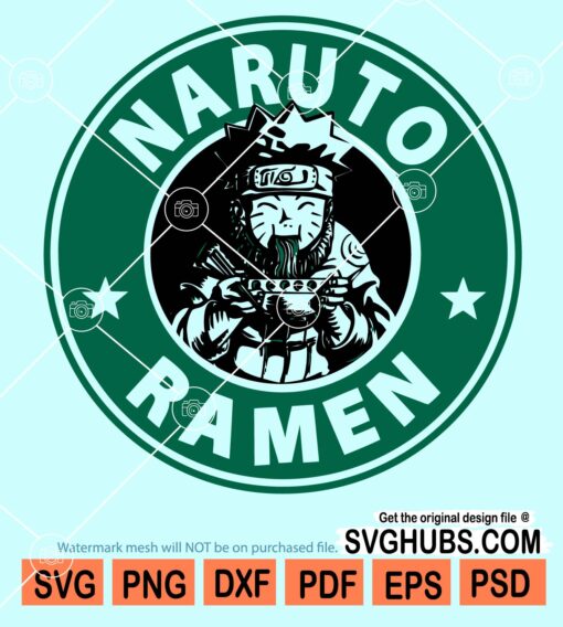 Naruto Ramen Starbucks logo svg