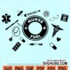 Nurse fuel venti cold cup wrap svg