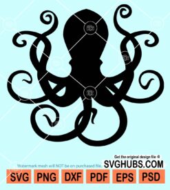 Octopus clipart svg