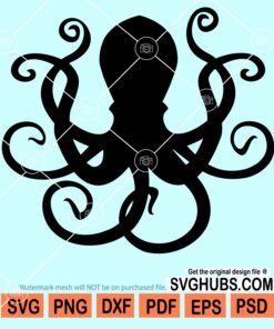 Octopus clipart svg