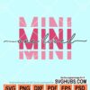 One loved mini mirrored svg